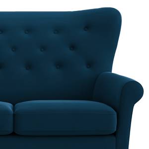 2-Sitzer Sofa Cudeiro Samt Ravi: Marineblau