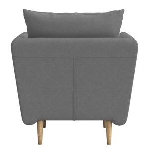 Fauteuil Paleras Microfibre Sole: Gris vieilli