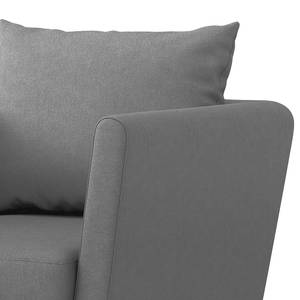 Fauteuil Paleras Microfibre Sole: Gris vieilli