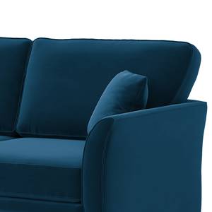 2-Sitzer Sofa Estallo Samt Ravi: Marineblau