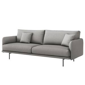 3-Sitzer Sofa Billela Microfaser Sole: Hellgrau