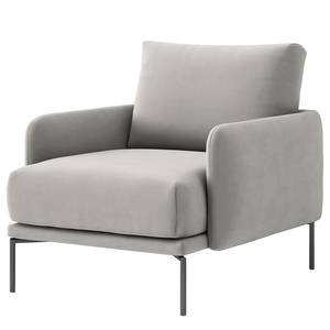 Fauteuil Erretes Velours Velina: Blauwgrijs