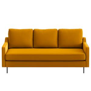 3-Sitzer Sofa Brocheros Samt Ravi: Senfgelb