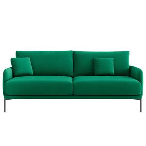 3-Sitzer Sofa Erretes Samt Velina: Dunkelgrün