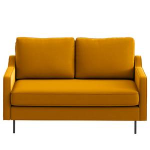 2-Sitzer Sofa Brocheros Samt Ravi: Senfgelb