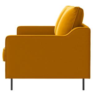 2-Sitzer Sofa Brocheros Samt Ravi: Senfgelb