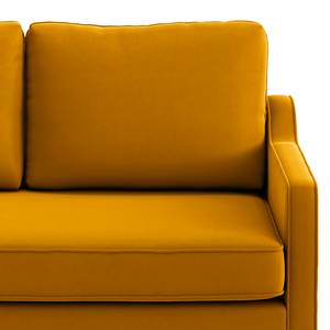 2-Sitzer Sofa Brocheros Samt Ravi: Senfgelb