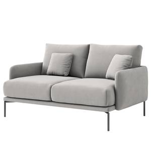 2-Sitzer Sofa Erretes Samt Velina: Blaugrau