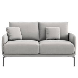 2-Sitzer Sofa Erretes Samt Velina: Blaugrau