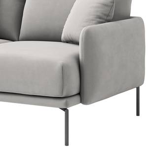 2-Sitzer Sofa Erretes Samt Velina: Blaugrau