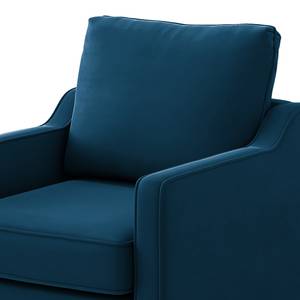 Fauteuil Brocheros Velours Ravi: Bleu marine