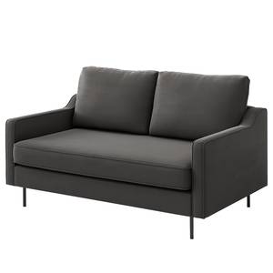 2-Sitzer Sofa Brocheros Samt Ravi: Grau