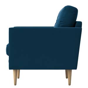 Fauteuil Drova Velours Ravi: Marineblauw