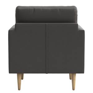 Fauteuil Drova Velours Ravi: Grijs