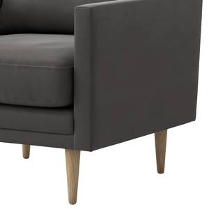 Fauteuil Drova Velours Ravi: Grijs