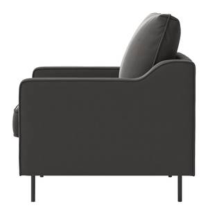 Fauteuil Brocheros Velours Ravi: Gris