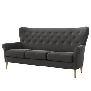 3-Sitzer Sofa Cudeiro Samt Ravi: Grau