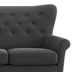 3-Sitzer Sofa Cudeiro Samt Ravi: Grau