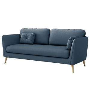 3-Sitzer Sofa Belmil Microfaser Sole: Dunkelblau