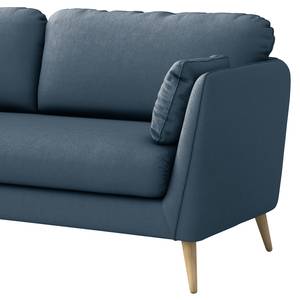 3-Sitzer Sofa Belmil Microfaser Sole: Dunkelblau