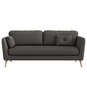 3-Sitzer Sofa Belmil Microfaser Sole: Graphit