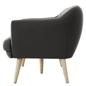 3-Sitzer Sofa Dosrius Samt Ravi: Grau