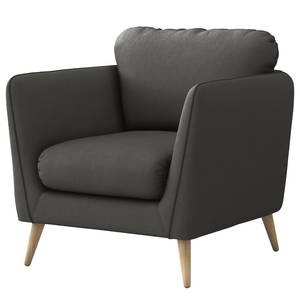 Fauteuil Belmil Microvezel Sole: Grafietkleurig