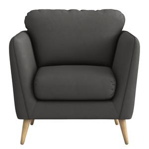 Fauteuil Belmil Microvezel Sole: Grafietkleurig