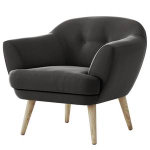 Fauteuil Dosrius Velours Ravi: Gris