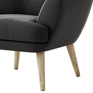 Fauteuil Dosrius Velours Ravi: Gris