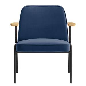 Fauteuil lounge Camaces Velours Velina: Bleu royal