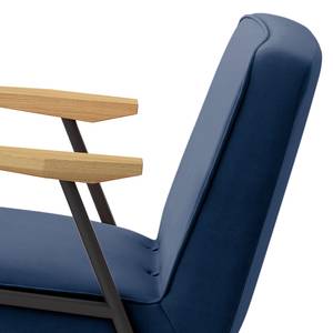 Fauteuil lounge Camaces Velours Velina: Bleu royal