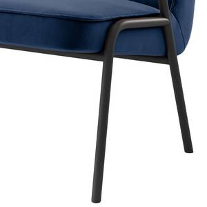 Fauteuil lounge Camaces Velours Velina: Bleu royal