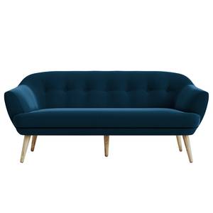 3-Sitzer Sofa Dosrius Samt Ravi: Marineblau