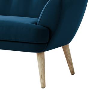 2-Sitzer Sofa Dosrius Samt Ravi: Marineblau