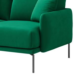 2-Sitzer Sofa Erretes Samt Velina: Dunkelgrün