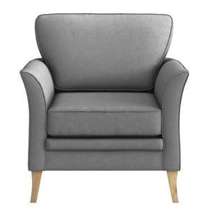 Fauteuil Estallo Microfibre Sole: Gris vieilli