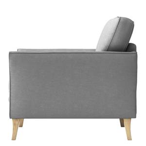 Fauteuil Estallo Microfibre Sole: Gris vieilli