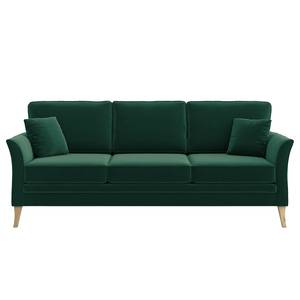 3-Sitzer Sofa Estallo Samt Ravi: Antikgrün