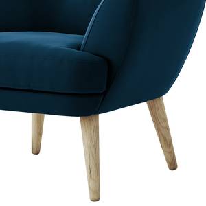 Fauteuil Dosrius Velours Ravi: Marineblauw