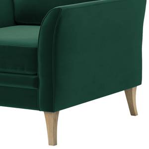 Fauteuil Estallo Velours Ravi: Antiek groen