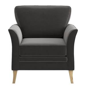 Fauteuil Estallo Velours Ravi: Grijs