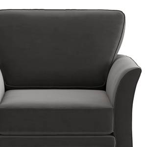 Fauteuil Estallo Velours Ravi: Gris