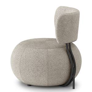 Loungefauteuil Belianes Bouclé Stof Asta: Toffee