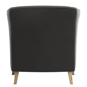 Fauteuil cocktail Estallo Velours Ravi: Gris