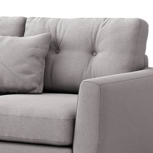 2-Sitzer Sofa Foronda Webstoff Deran: Hellgrau