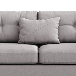 2-Sitzer Sofa Foronda Webstoff Deran: Hellgrau