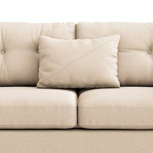 2-Sitzer Sofa Foronda Webstoff Deran: Creme