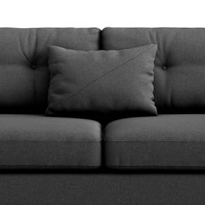 3-Sitzer Sofa Foronda Webstoff Deran: Anthrazit