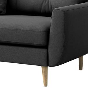 3-Sitzer Sofa Foronda Webstoff Deran: Anthrazit